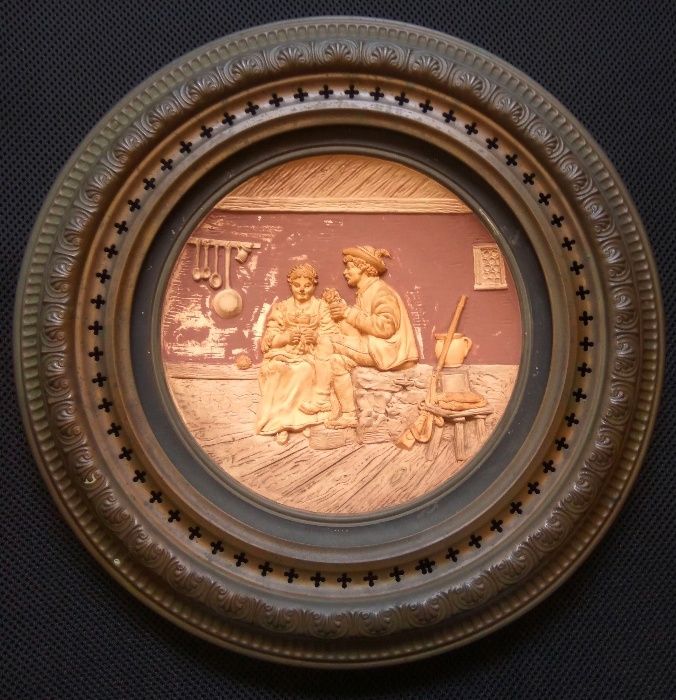 Prato Parede Terracota Séc XIX