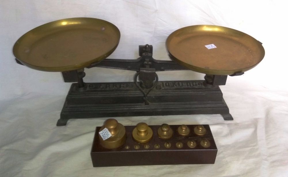 Balança 10 Kg Conjunto Pesos Completo