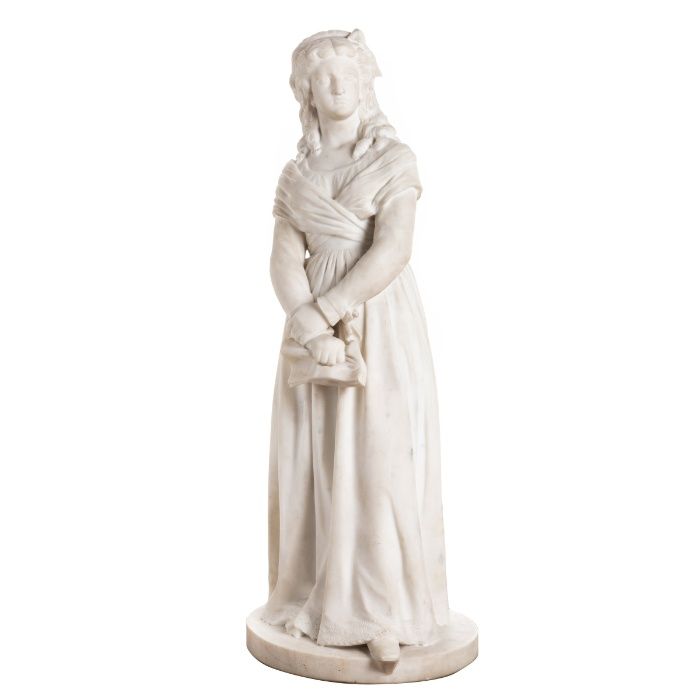 Figura Feminina Mármore