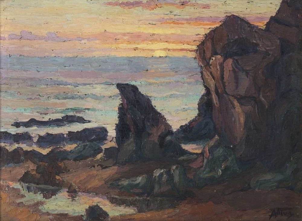 A. Silva Século XX Óleo