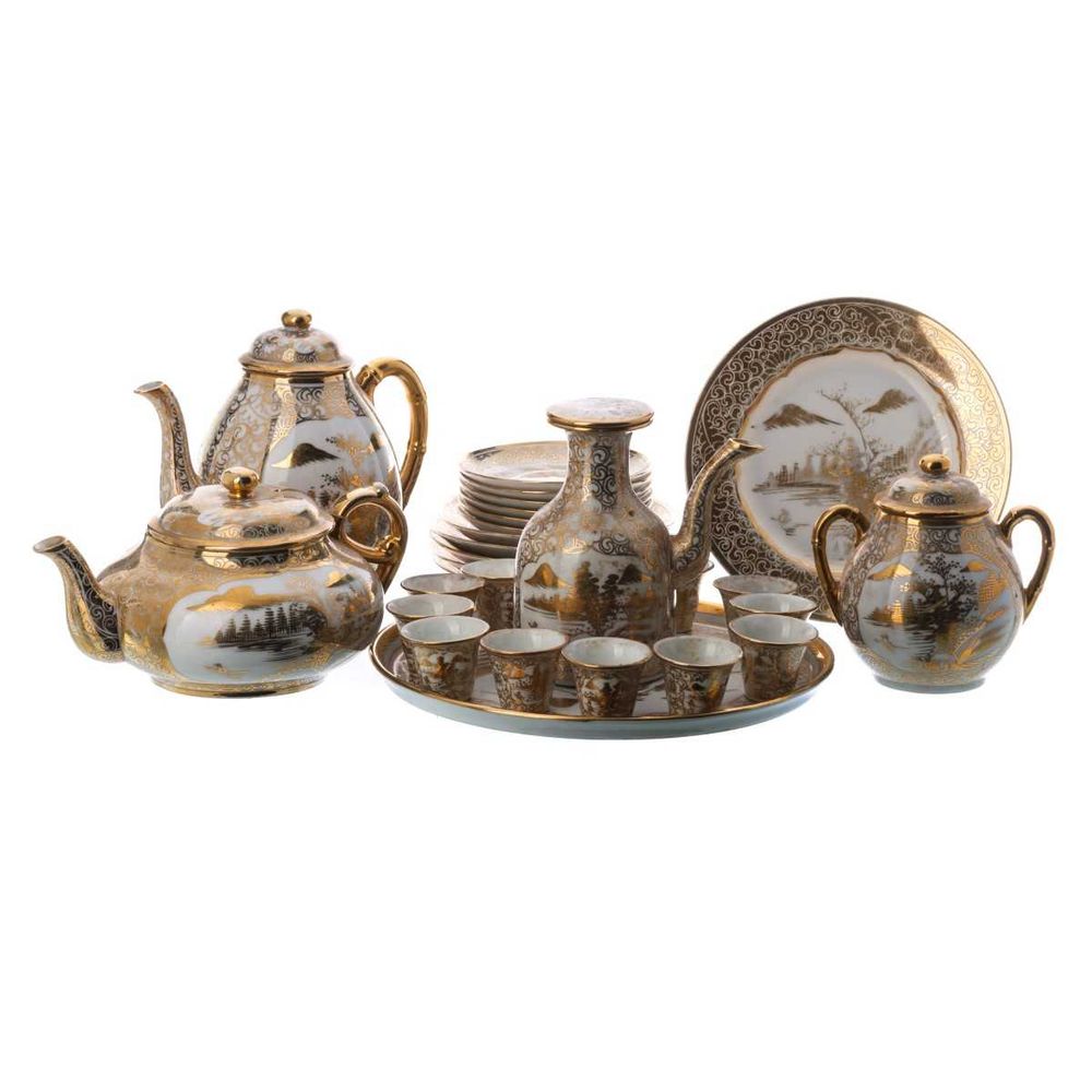 Parte Serviço Porcelana Japão