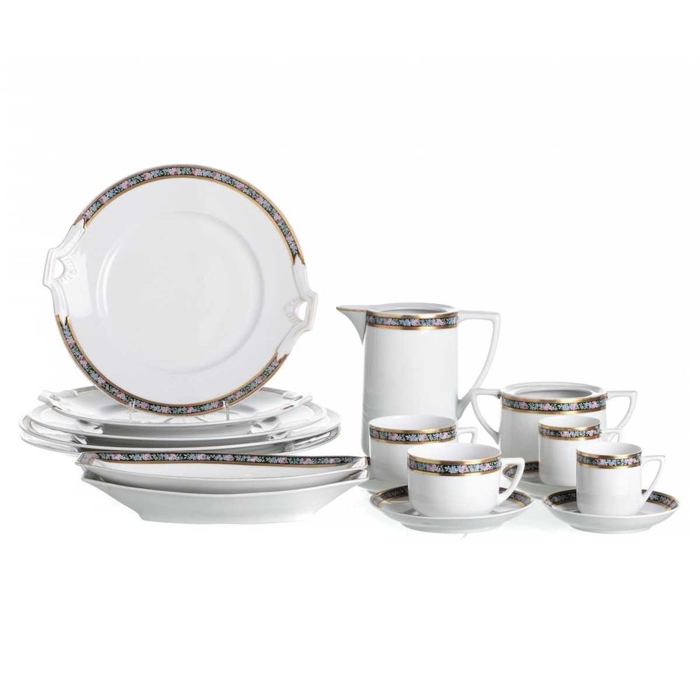 Serviço  Chá Café Porcelana Checoslovaca