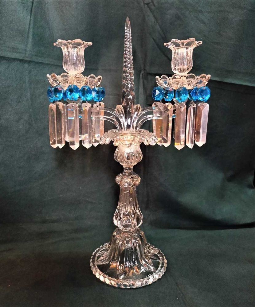 Candelabro 2 Lumes Vidro