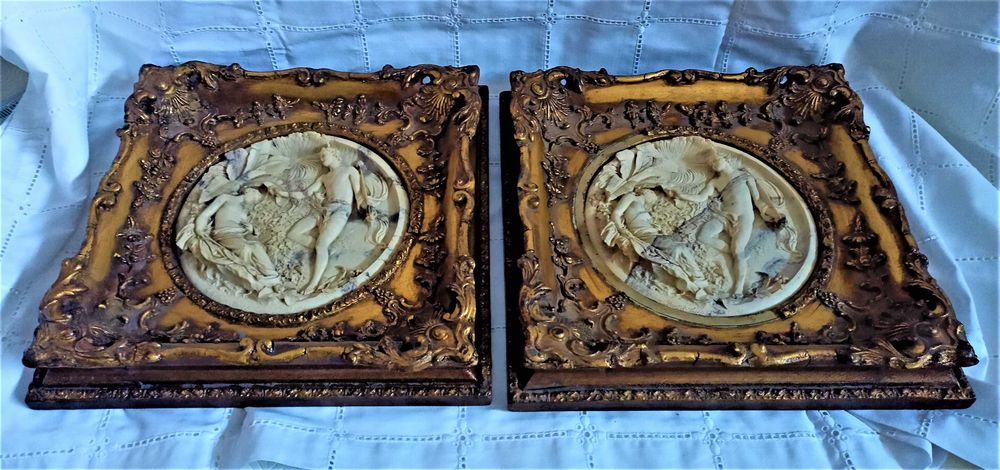 Placas Mármore Emolduradas Edward William Wyon
