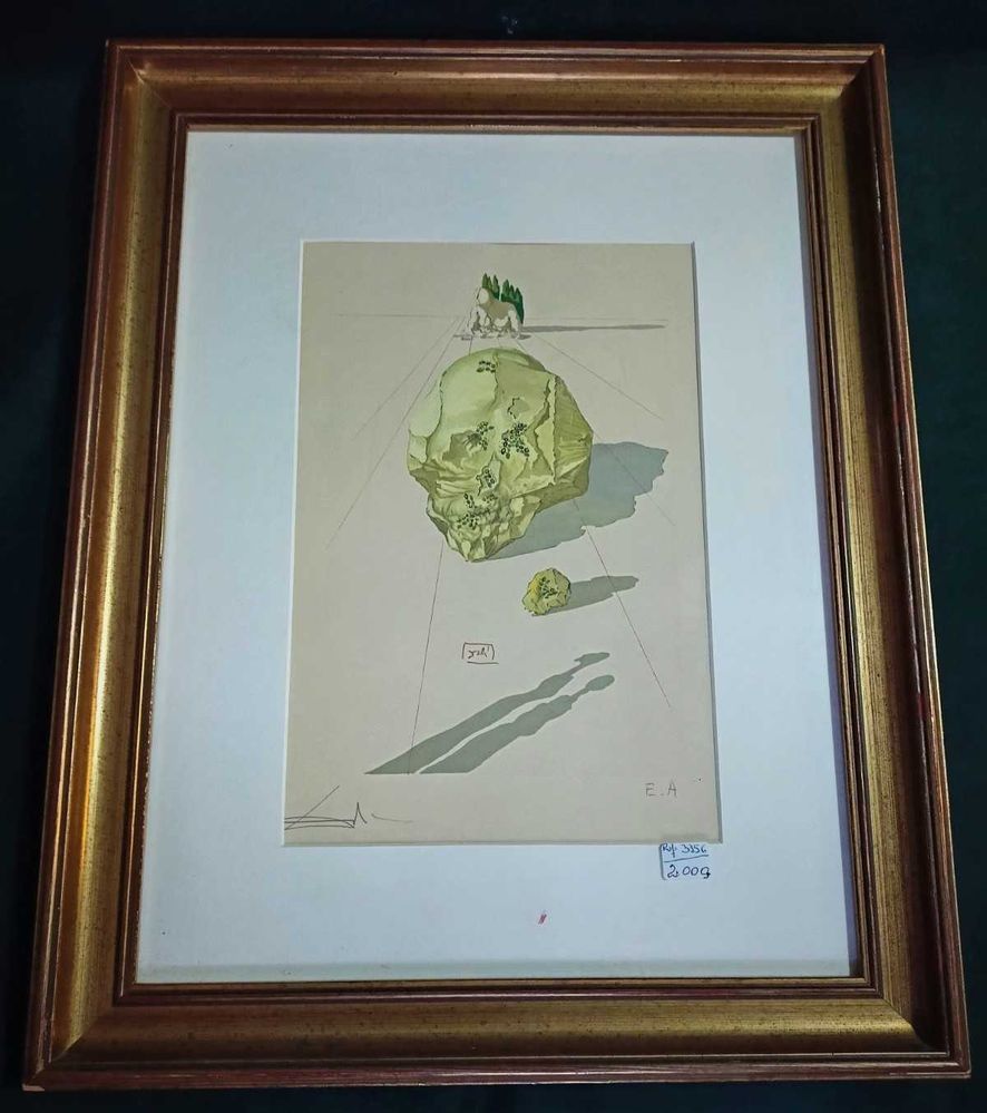 Serigrafia Salvador Dali Estudo Artista