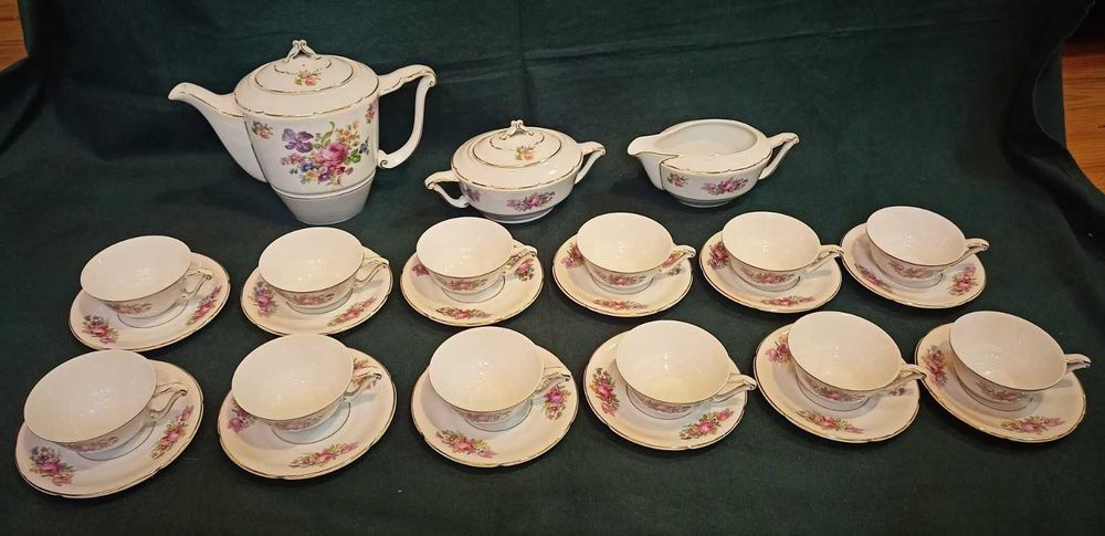 Serviço Chá Porcelana EC Candal