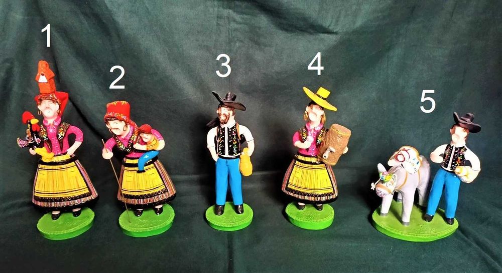 Figuras Portuguesas Tradicionais Policromadas 2