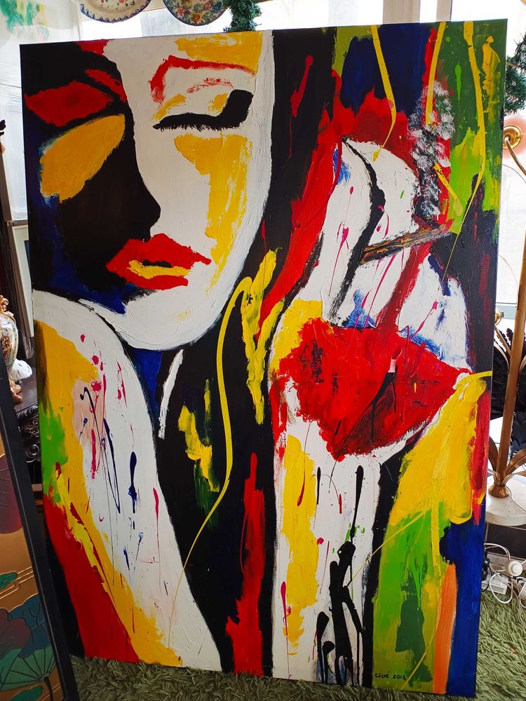 Quadro Óleo Sobre Tela Cloé