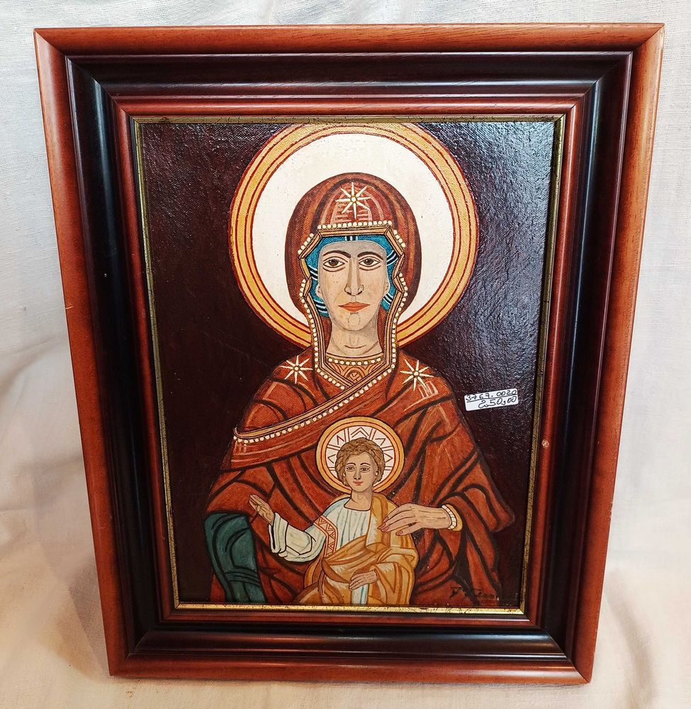 Quadro Arte Sacra Ortodoxo Assinado