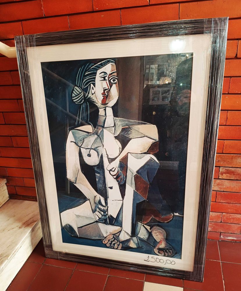 Litografia Mulher Sentada Pablo Picasso
