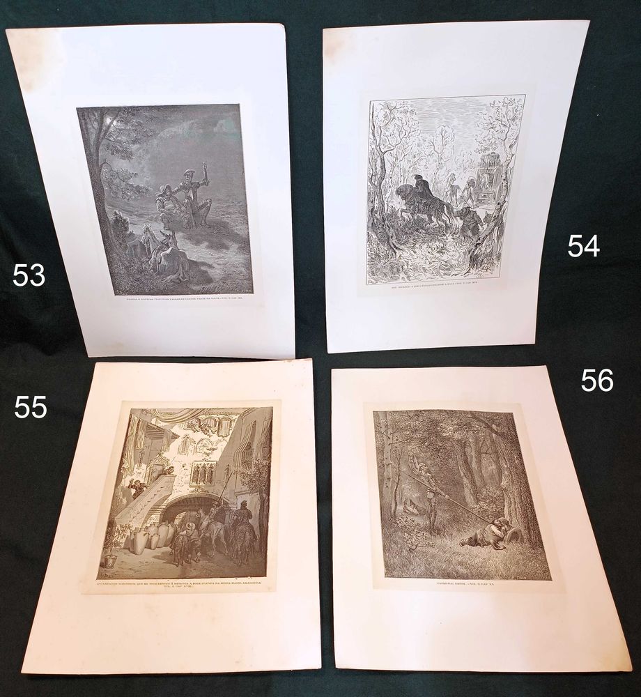 Gravuras Dom Quixote de la Mancha Gustave Doré H. Pisan 1866 14
