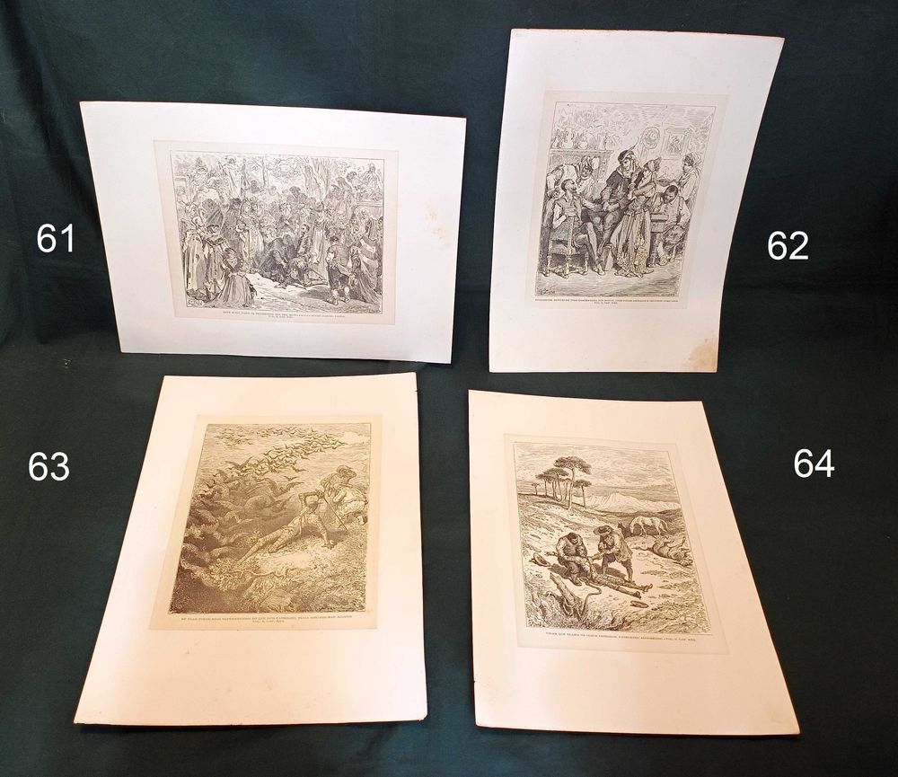 Gravuras Dom Quixote de la Mancha Gustave Doré H. Pisan 1866 16