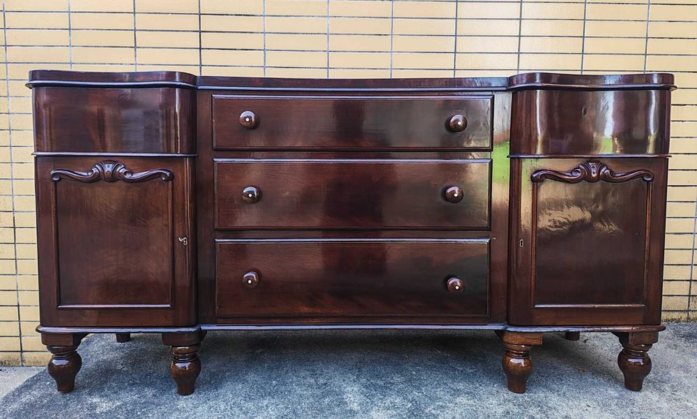 Aparador Sideboard Raiz Mogno Séc XIX