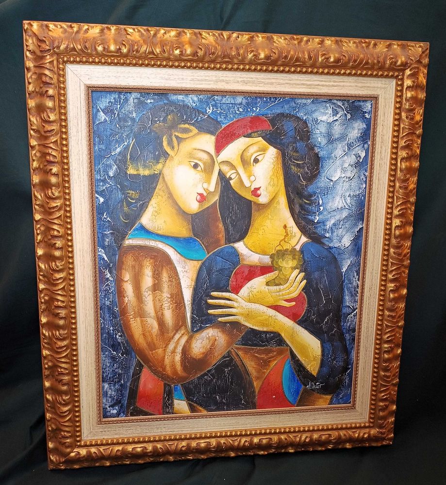 Quadro Óleo Sobre Tela H. Castor